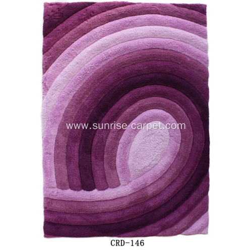 Soft Microfiber 3D Rug